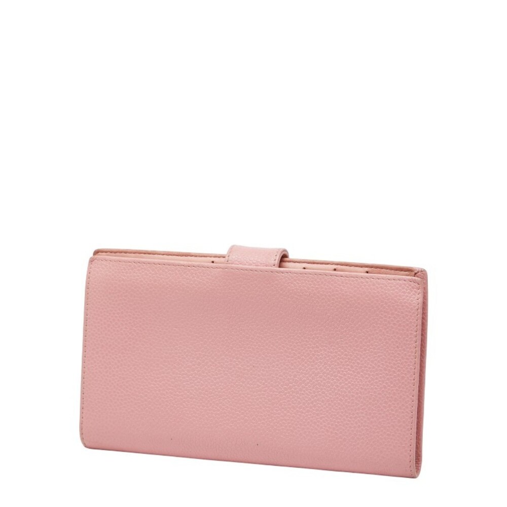 CHANEL Pink Caviar Leather Logo Wallet - Picture 2 of 13